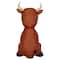 3.5ft. Airblown® Inflatable Christmas Highland Cow with Plush Accents